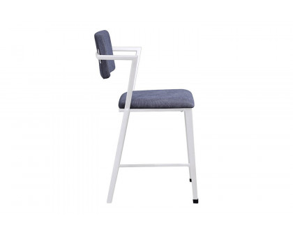 ACME Cargo Counter Height Chair Set of 2 - White