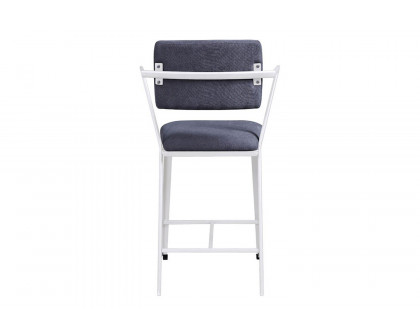 ACME Cargo Counter Height Chair Set of 2 - White