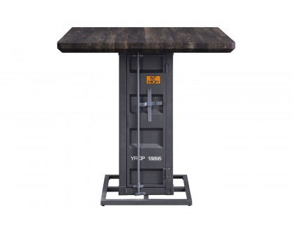 ACME Cargo Counter Height Dining Table - Gunmetal