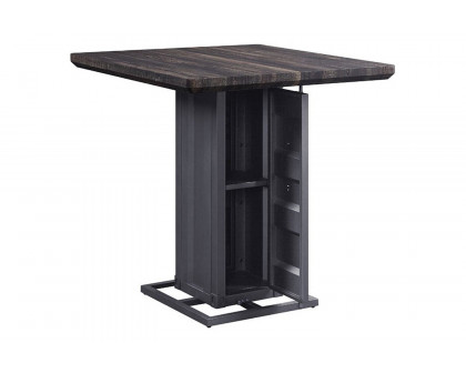 ACME Cargo Counter Height Dining Table - Gunmetal