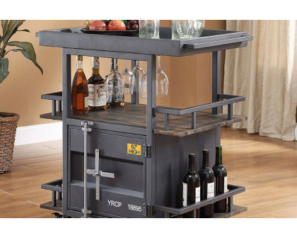 ACME Cargo Serving Cart - Gunmetal