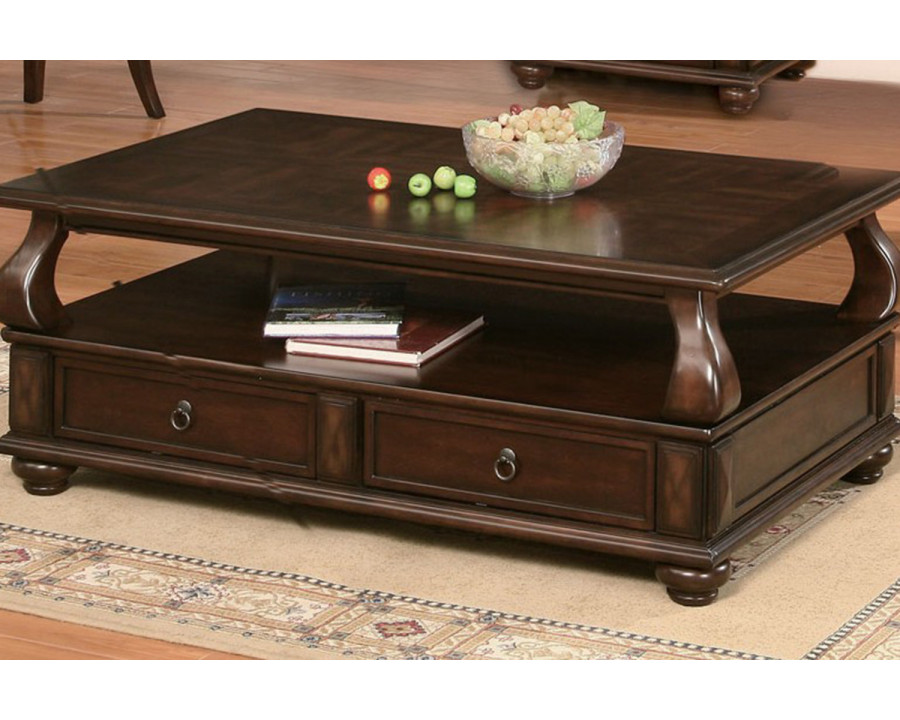 ACME - Amado Coffee Table in Walnut