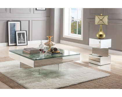 ACME - Dominic Coffee Table in Mirrored (80270)