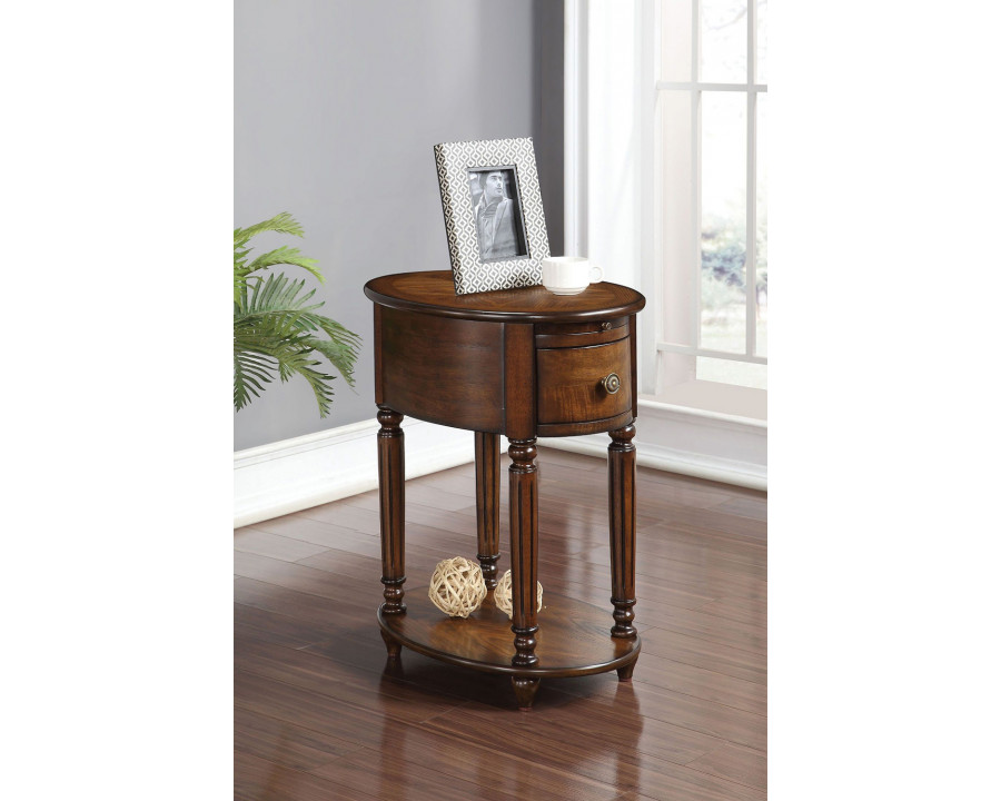 ACME - Peniel Accent Table in Dark Oak