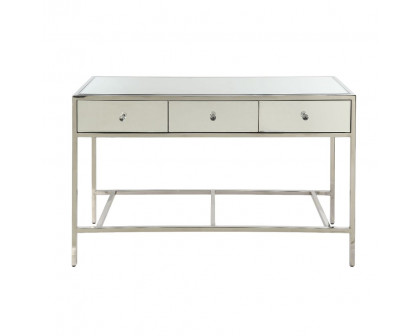 ACME - Weigela Sofa Table in Mirrored/Chrome