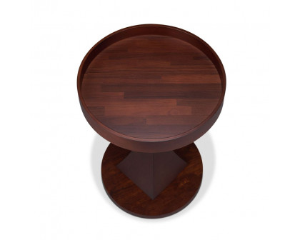 ACME - Dinnen End Table in Walnut