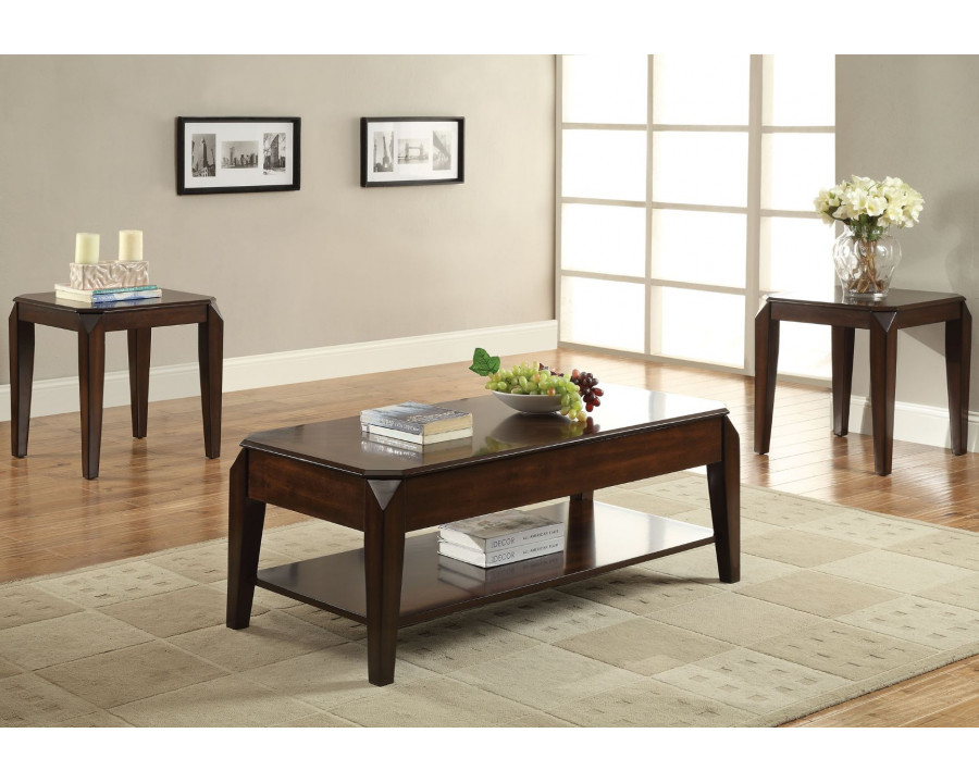 ACME - Docila Coffee Table with Lift Top in Walnut