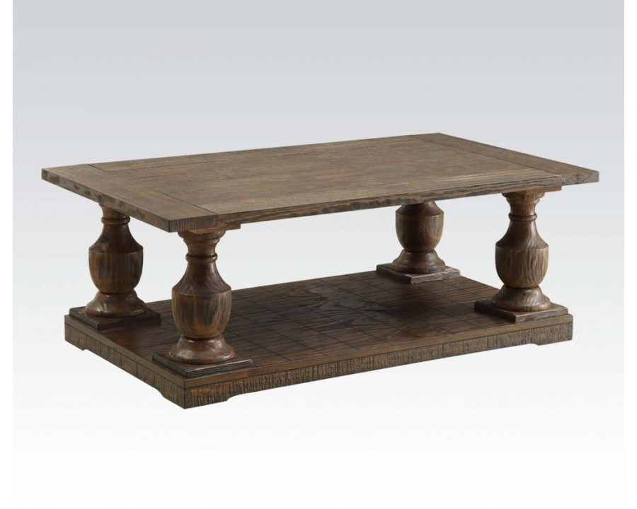 ACME - Hanson Coffee Table in Salvage Brown