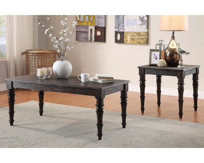 ACME - Kami End Table in Antique Black