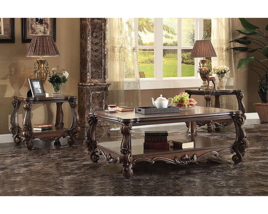 ACME Versailles Coffee Table - Cherry Oak