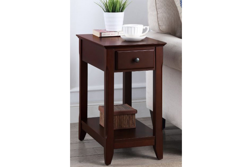 Acme Furniture Bertie Accent Table， Espresso Finish-