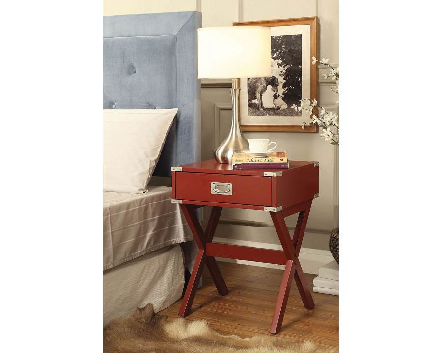 ACME Babs End Table - Red