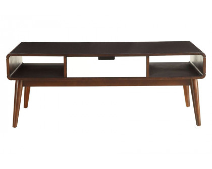 ACME - Christa Coffee Table in White/Espresso