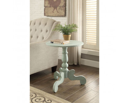 ACME - Freida End Table in Antique Green