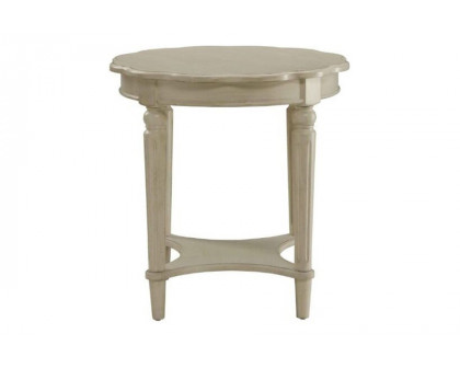 ACME Fordon End Table - Antique White