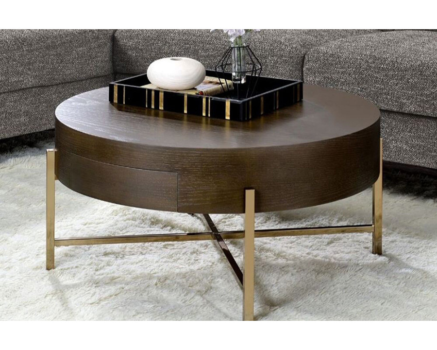 ACME - Weyton Coffee Table in Light Brown/Champagne