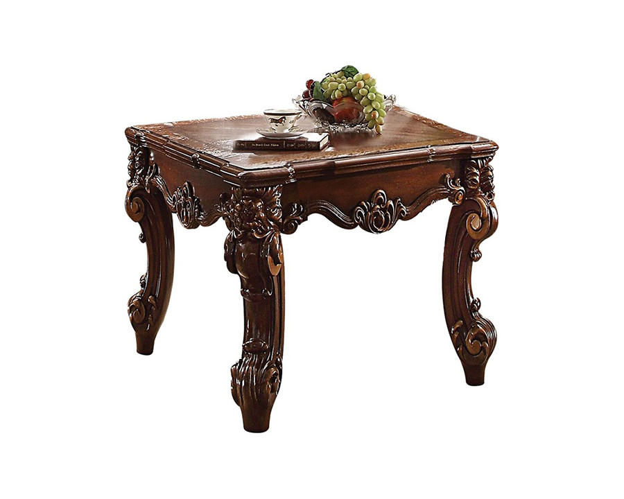 ACME Vendome II End Table - Cherry Brown