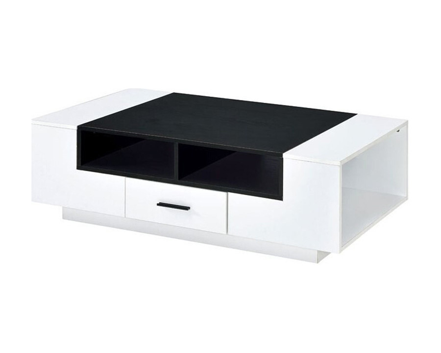 ACME - Armour Coffee Table in White/Black