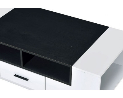 ACME - Armour Coffee Table in White/Black