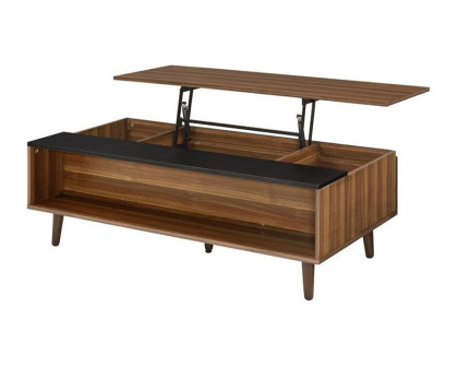 ACME - Avala Coffee Table with Lift Top in Walnut/Black