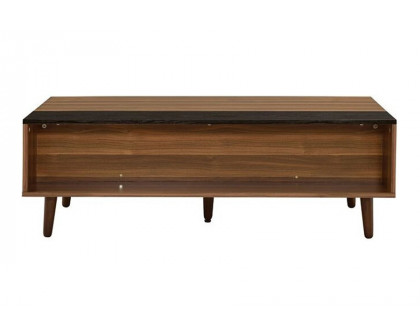 ACME - Avala Coffee Table with Lift Top in Walnut/Black