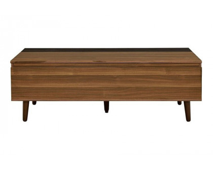 ACME - Avala Coffee Table with Lift Top in Walnut/Black