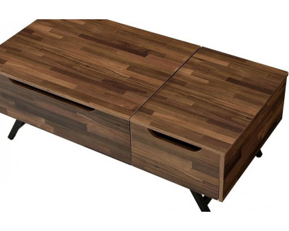 ACME Throm Coffee Table with Lift Top - Walnut