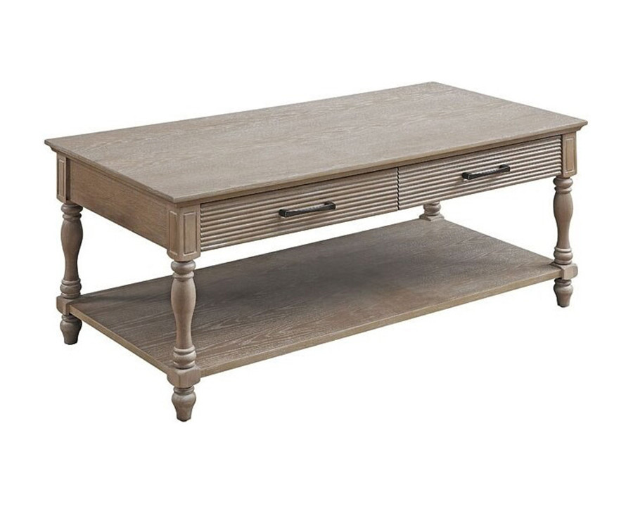 ACME - Ariolo Coffee Table in Weathered Oak