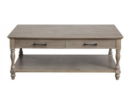 ACME - Ariolo Coffee Table in Weathered Oak