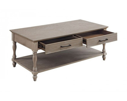 ACME - Ariolo Coffee Table in Weathered Oak