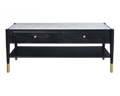 ACME - Atalia Coffee Table in Marble Top/Black