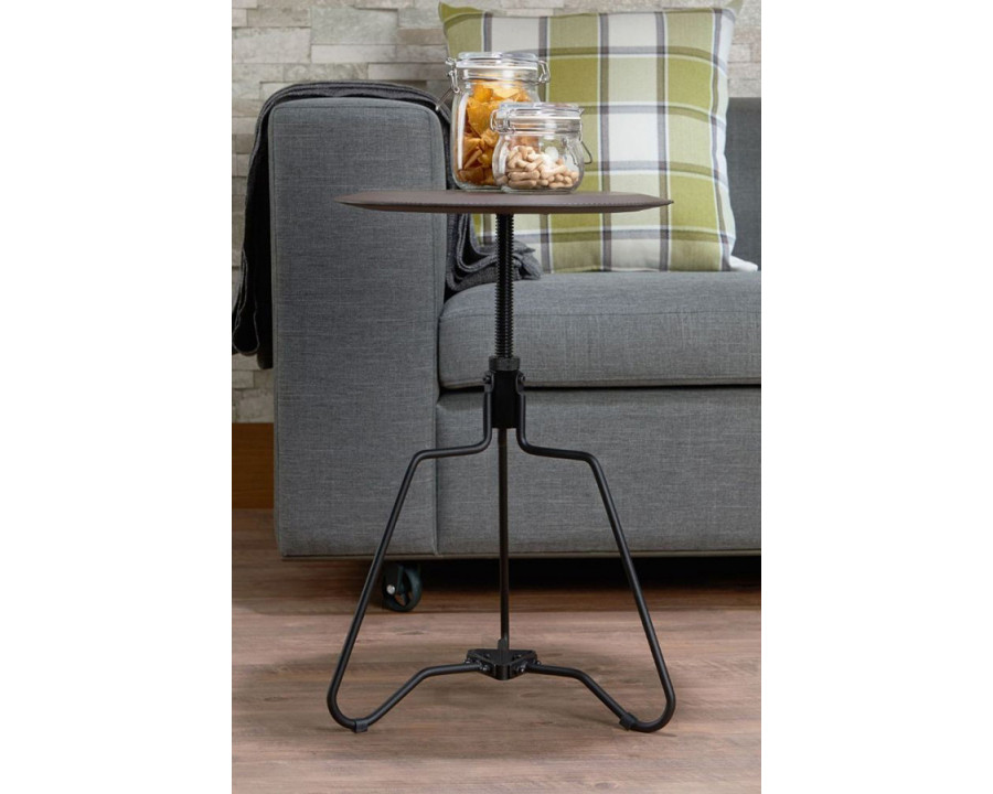 ACME - Sada End Table in Espresso/Sandy Black