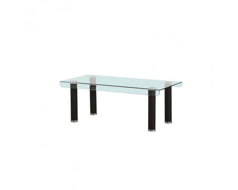 ACME - Gordie Glass Top Rectangular Coffee Table