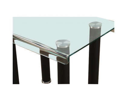 ACME - Gordie Glass Top Rectangular Coffee Table