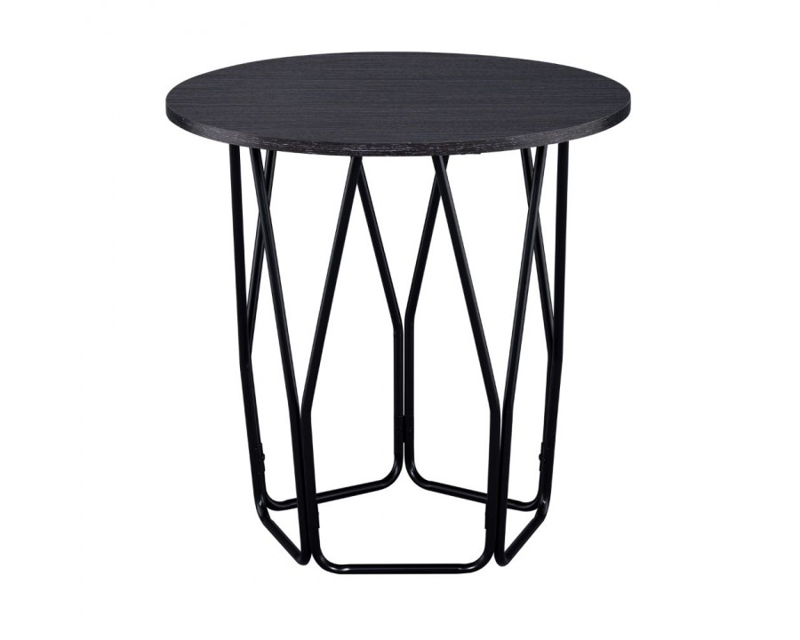 ACME - Sytira End Table in Espresso/Black