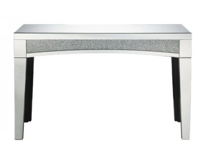 ACME - Noralie Console Table in Mirrored/Faux Diamonds (84678)