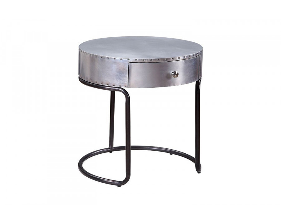 ACME - Brancaster End Table in Aluminum (84882)