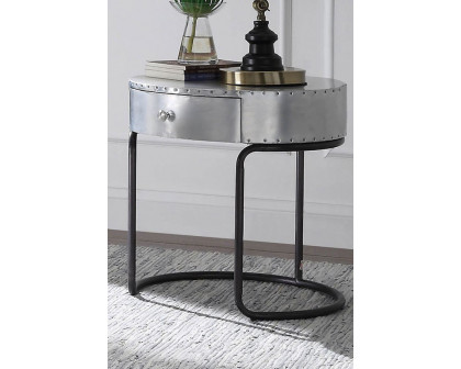 ACME - Brancaster End Table in Aluminum (84882)