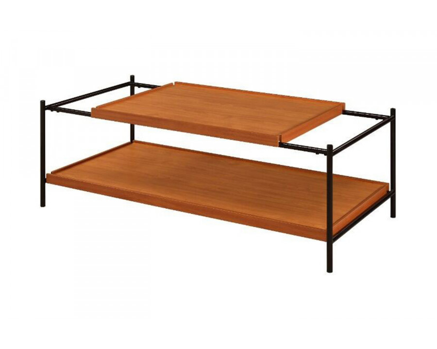 ACME - Oaken Coffee Table in Honey Oak/Black