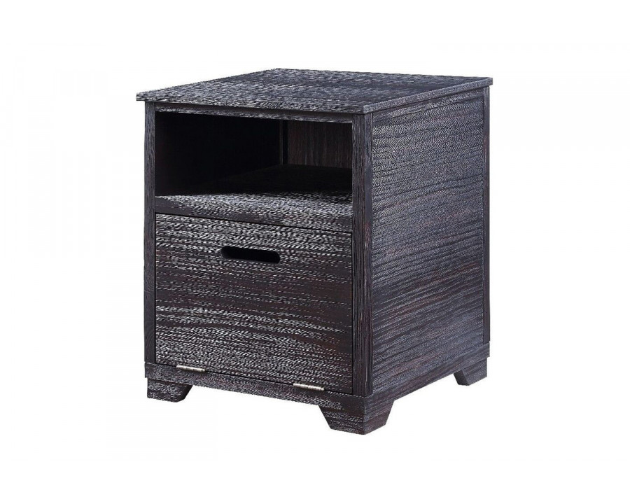 ACME - Kamilia End Table in Antique Black