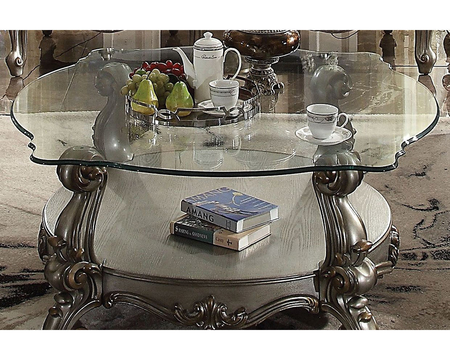 ACME - Versailles Glass Coffee Table