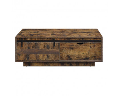 ACME - Bellarosa Coffee Table (Same Lv01442) in Rustic Oak