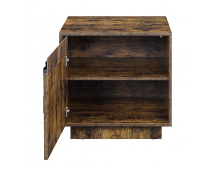 ACME - Bellarosa End Table (Same Lv01443) in Rustic Oak