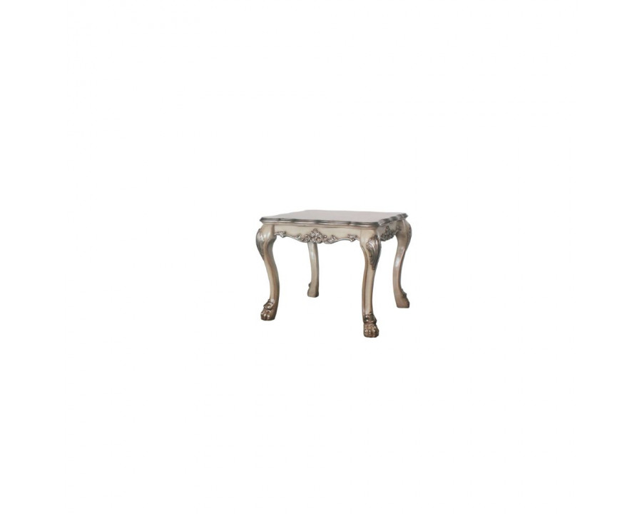 ACME Dresden End Table - Vintage Bone White