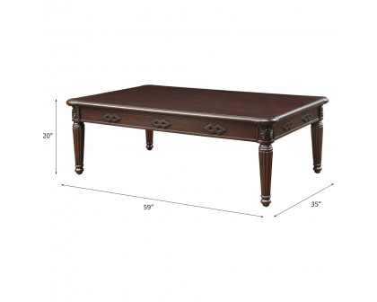 ACME - Chateau De Ville Coffee Table in Espresso