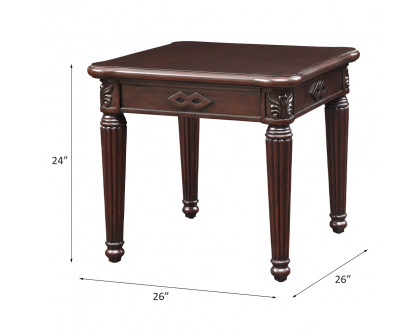 ACME - Chateau De Ville End Table in Espresso