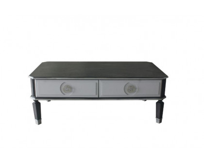 ACME - House Beatrice Coffee Table in Charcoal/Light Gray