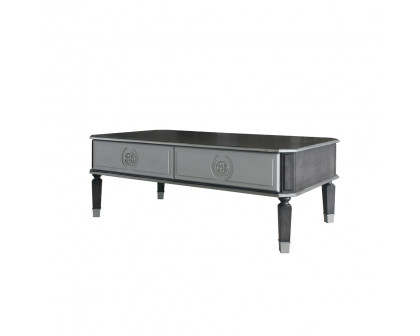 ACME - House Beatrice Coffee Table in Charcoal/Light Gray