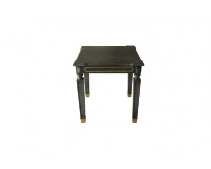 ACME - House Marchese End Table in Gold/Tobacco