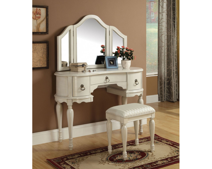 ACME - Trini Vanity Desk in White